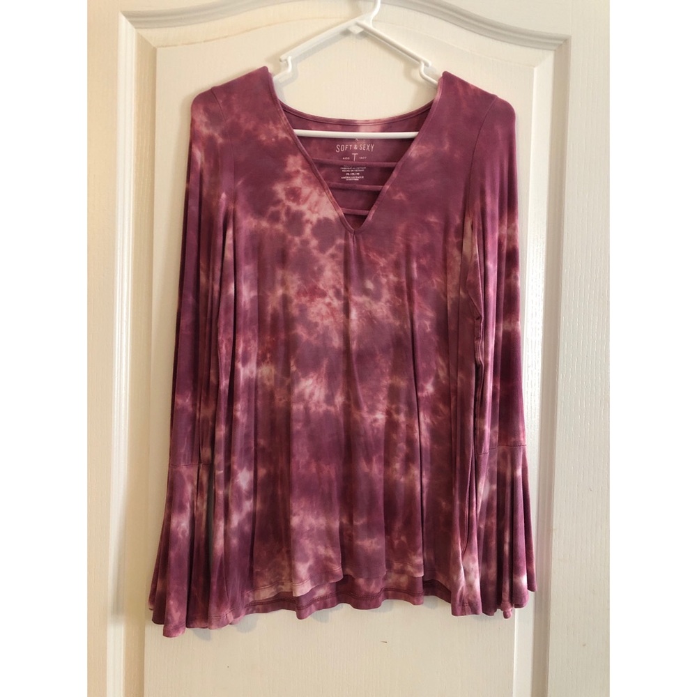 American Eagle tie dye long sleeve top